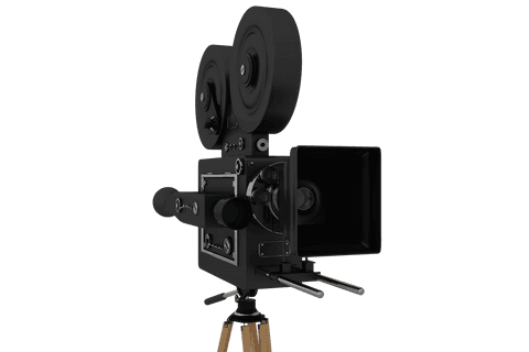 transparent vintage film camera on tripod photographic equipment - Download Free Stock Videos Pikwizard.com