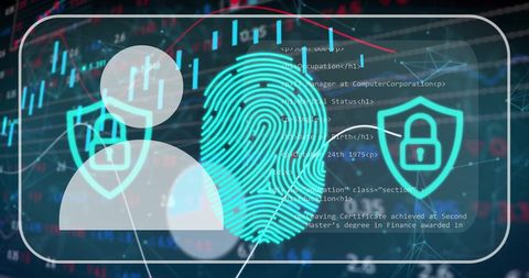 Digital Identity and Biometrics Security Interface - Download Free Stock Images Pikwizard.com