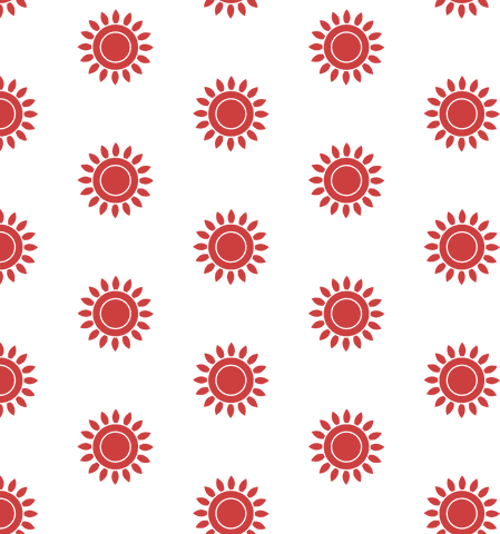 seamless red rosette pattern on transparent background - Download Free Stock Videos Pikwizard.com
