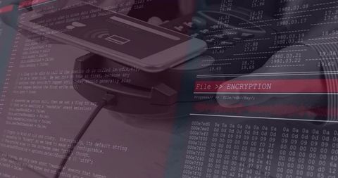 Usb drive data encryption with security code overlay