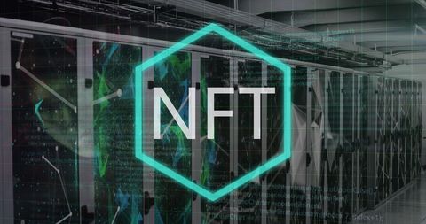 Futuristic concept of nft in data server environment