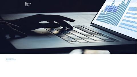hand on laptop keyboard analyzing financial graphs with copy space - Download Free Stock Templates Pikwizard.com