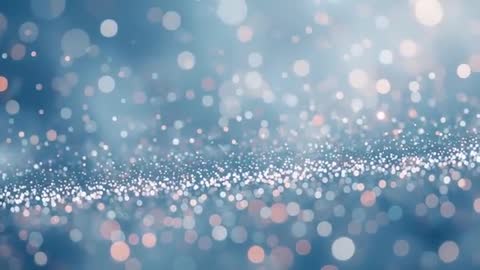 Ethereal Bokeh Lights Creating a Meditative Atmosphere