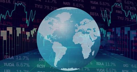 Global Economy and Financial Markets Conceptual Illustration - Download Free Stock Images Pikwizard.com