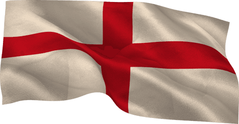 waving england flag on transparent background - Download Free Stock Videos Pikwizard.com