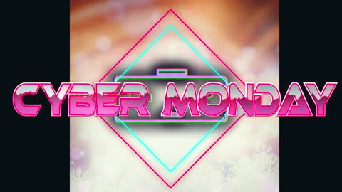 Cyber Monday Neon Animation with Gamepad