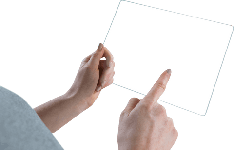 Transparent Glass Interface in Use with One Finger Touch Control - Download Free Stock Videos Pikwizard.com