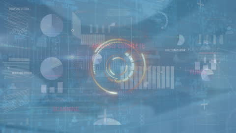 Futuristic Data Processing and Analysis in a Digital Interface