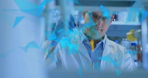 Scientist in Laboratory Analyzing Digital Network Connections - Download Free Stock Images Pikwizard.com