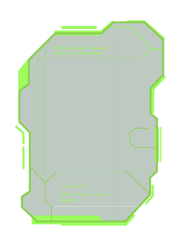 futuristic neon green hud frame with transparent background - Download Free Stock Videos Pikwizard.com