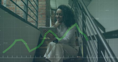 Businesswoman Analyzing Financial Growth Charts on Tablet - Download Free Stock Images Pikwizard.com