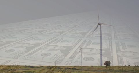 Renewable Energy and Financial Growth Concept