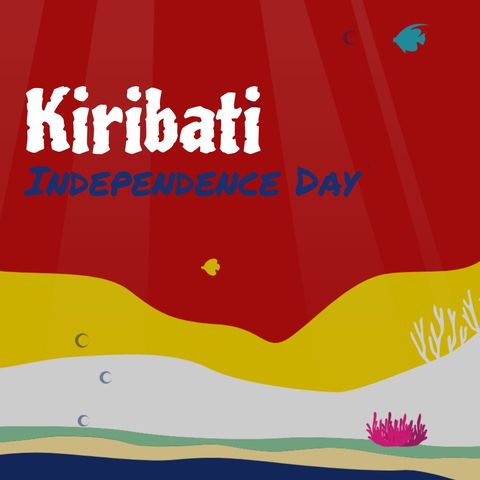 kiribati independence day celebration illustration - Download Free Stock Templates Pikwizard.com