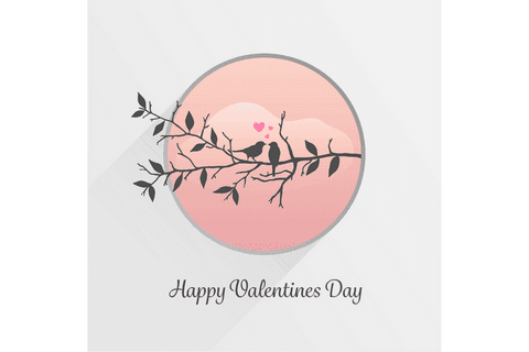 Valentine's Day Transparent Love Birds Illustration - Download Free Stock Videos Pikwizard.com