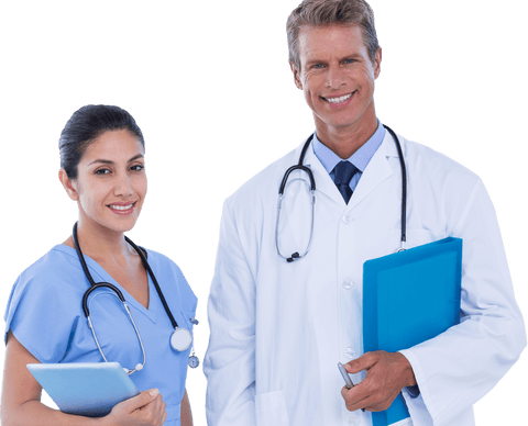Transparent Portrait of Confident Smiling Medical Professionals - Download Free Stock Videos Pikwizard.com