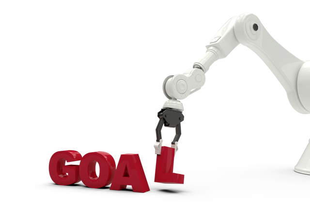 Robotic Arm Building Goal Text On Transparent Background - Download Free Stock Videos Pikwizard.com