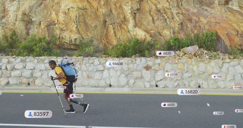 Visually Impaired Athlete Braving Challenging Environment