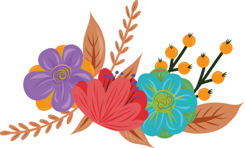 colorful floral vector on transparent background for nature concepts - Download Free Stock Videos Pikwizard.com