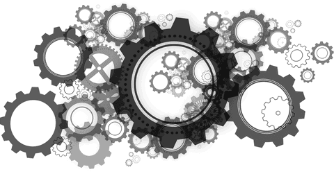 Black and Gray Gears on Transparent Background - Download Free Stock Videos Pikwizard.com