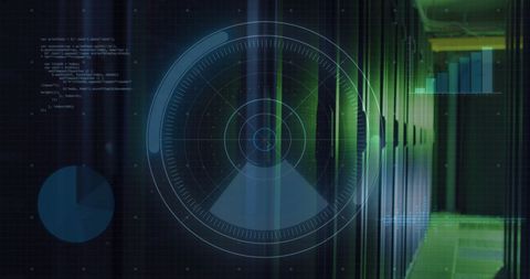 Digital Data Processing and Networking Over Server Systems - Download Free Stock Images Pikwizard.com