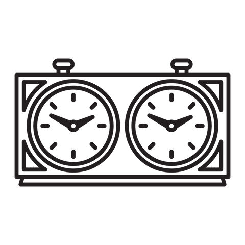 Transparent Chess Clock Illustration: Timeless Game Icon - Download Free Stock Videos Pikwizard.com