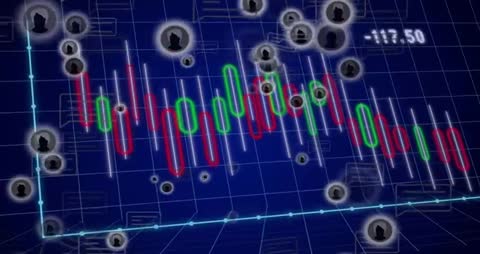 Dynamic Financial Graph with Candlestick and Social Interactions
