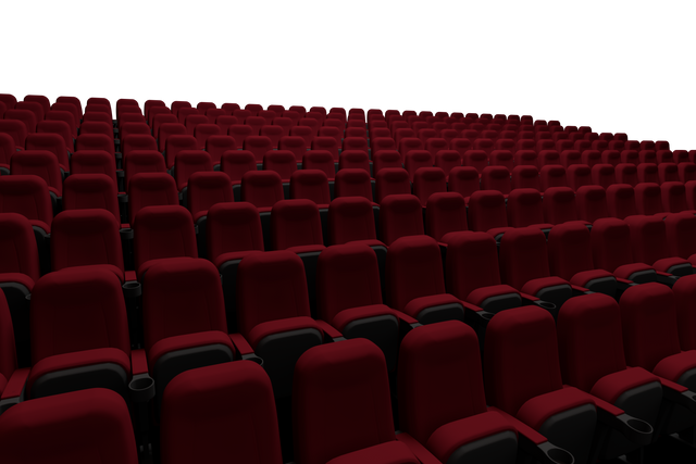 Empty Cinema Seats on Transparent Background - Download Free Stock Videos Pikwizard.com