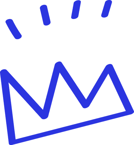 transparent blue crown icon abstract design with jagged peaks - Download Free Stock Videos Pikwizard.com