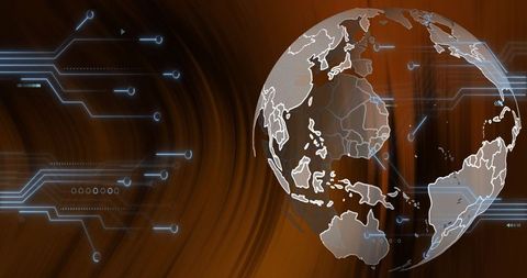 global connectivity: digital world network illustration - Download Free Stock Images Pikwizard.com