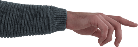 transparent male hand making gesture against white background - Download Free Stock Videos Pikwizard.com