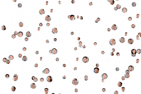 Transparent Social Network Connection Graphic with Diverse People - Download Free Stock Videos Pikwizard.com