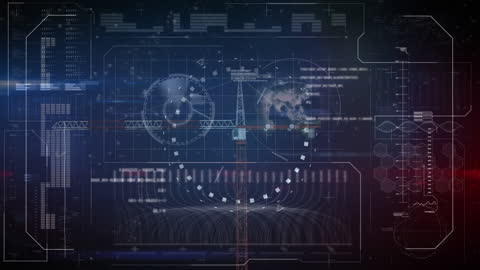 Futuristic Technology Interfacing with Digital Data