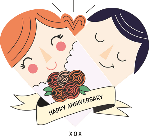 Happy Anniversary Couple with Roses Celebrating Love - Download Free Stock Videos Pikwizard.com