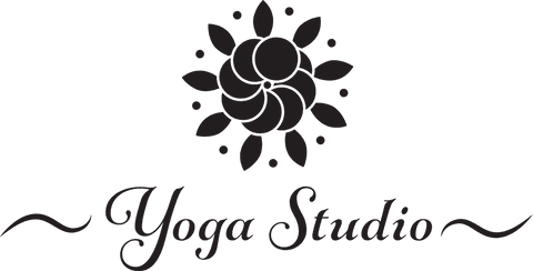 elegant yoga studio logo with floral design on transparent background - Download Free Stock Videos Pikwizard.com