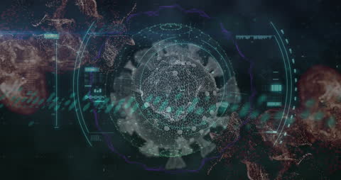 Digital Representation of Coronavirus Affecting Global Health
