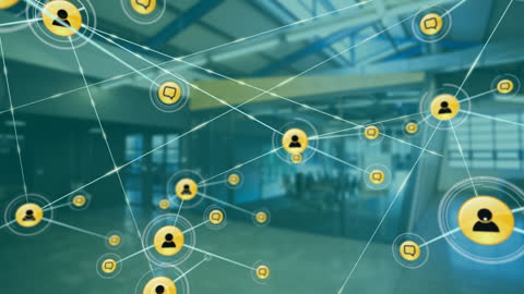 Digital Connectivity and Network Over Modern Office Setting