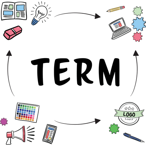 colorful symbols with transparent workflow concept on background - Download Free Stock Videos Pikwizard.com