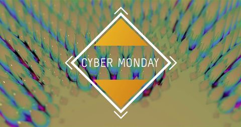 Cyber Monday Digital Sale Abstract Design - Download Free Stock Images Pikwizard.com