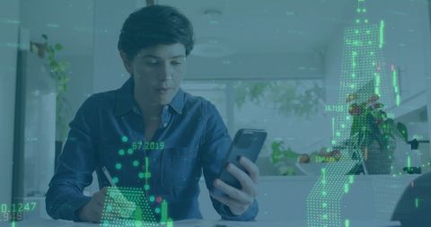 Business Professional Analyzing Real-Time Financial Data on Smartphone - Download Free Stock Images Pikwizard.com