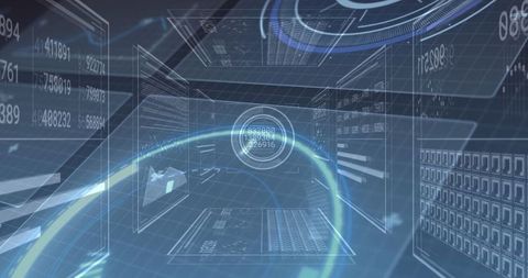 Holographic Data Display in Digital Cyberspace