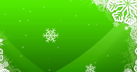 Festive Animation with Snowflakes and Modern Design
