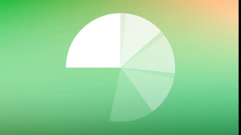 Animated Envelope Opening on Gradient Background