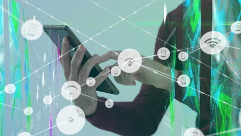 Digital Connection Overlay with Mobile Usage