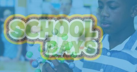 Curious Student Exploring Molecular Model in Science Class