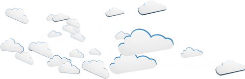 Digital Networking Connectivity with Multiple Transparent Clouds - Download Free Stock Videos Pikwizard.com