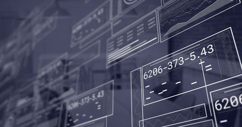 Financial Data Visualization in Modern Office Setting - Download Free Stock Images Pikwizard.com