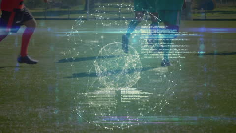 Innovative Technology Overlay in Soccer Gameplay