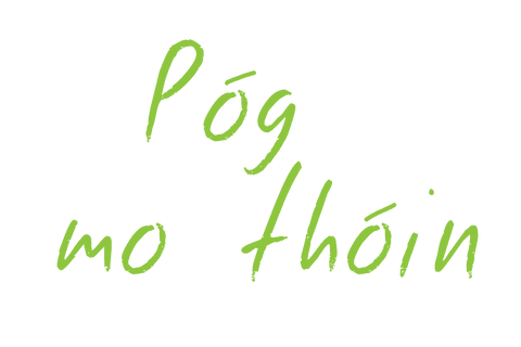 Póg Mo Thóin Text on Transparent Background for Irish Greetings - Download Free Stock Videos Pikwizard.com