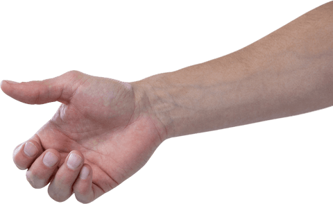 transparent male hand holding invisible object - Download Free Stock Videos Pikwizard.com