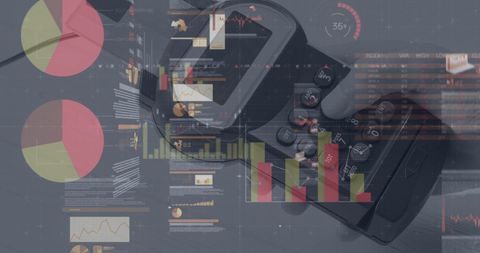 Contactless Payment Technology Visualization with Financial Data - Download Free Stock Images Pikwizard.com